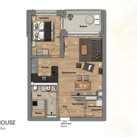 Beachhouse Bansin App 27 Apartamento